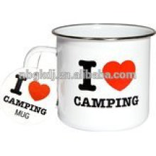 I tasse de camping de coeur I tasse de camping de coeur